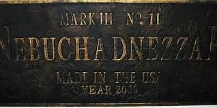 Matrix Nebuchadnezzar plaque Mark 3:11